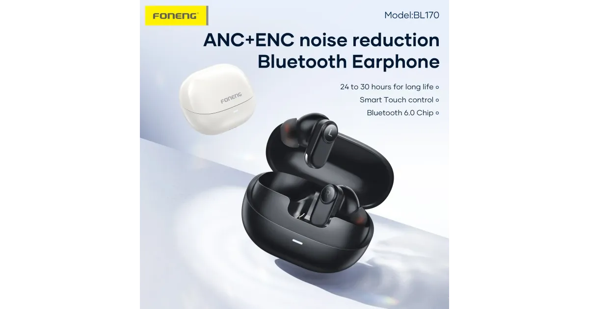 FONENG BL170 ANC + ENC True Wireless Earbuds