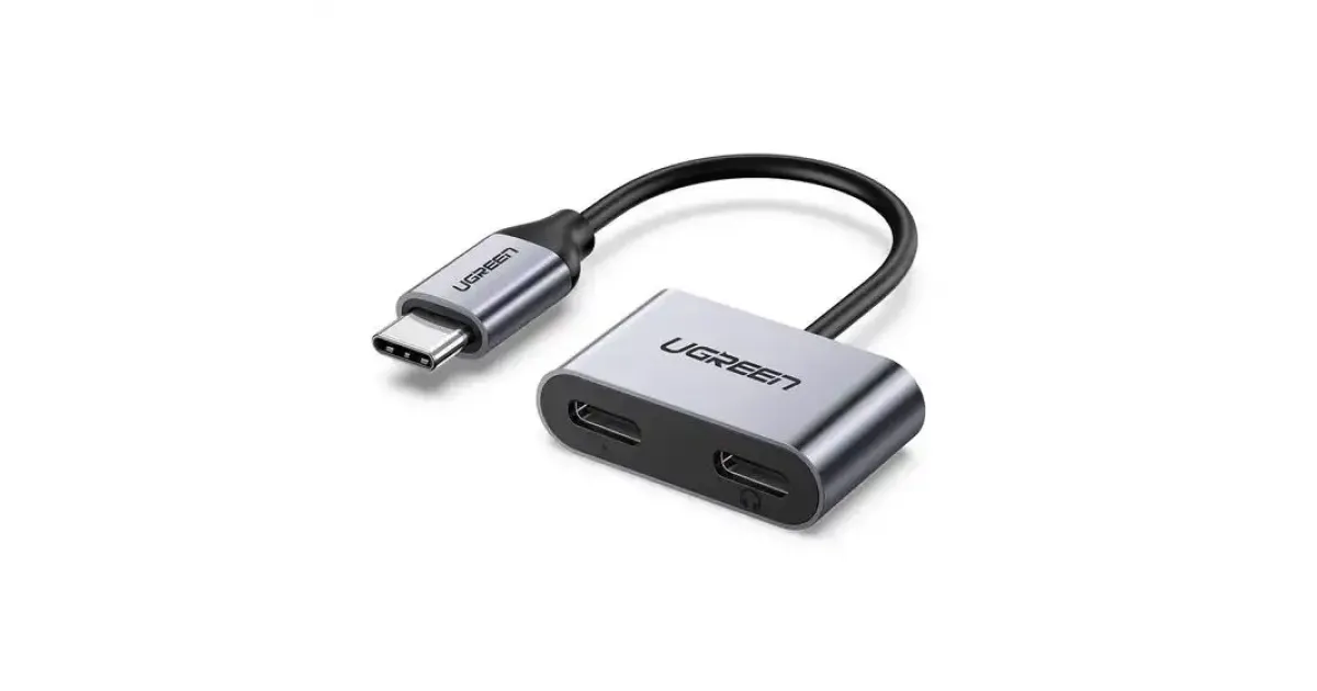 UGREEN CM232 USB Type-C to Headphone & PD Charging Adapter (60165)