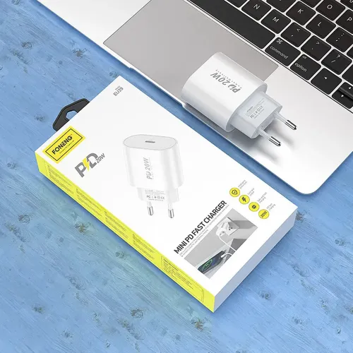 FONENG EU39 20W PD Charger Adapter With Type-C Cable