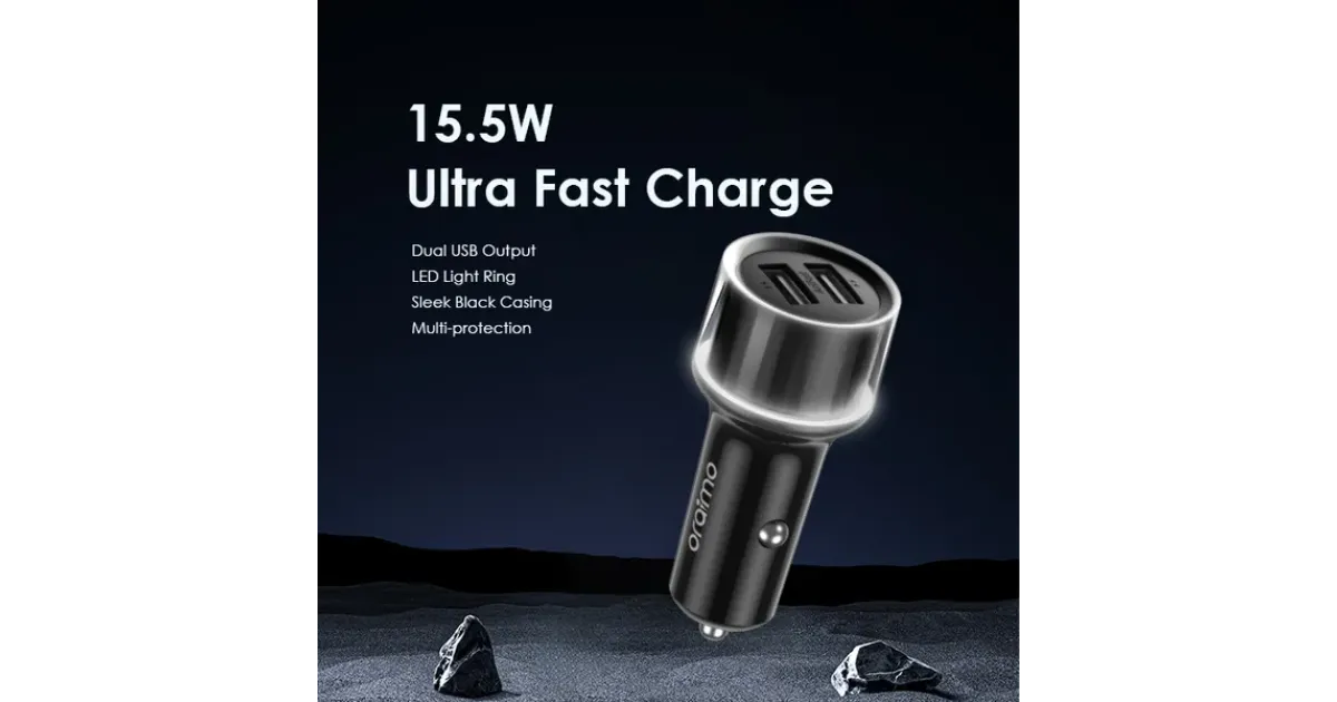 Oraimo Highway 15 15.5W Car Charger (OCC-1152D-X93)