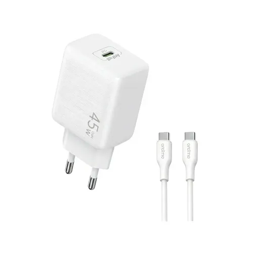 Oraimo PowerGaN 451 45w GaN Charger Adapter with Type-C Cable (OCW-5451ECC)