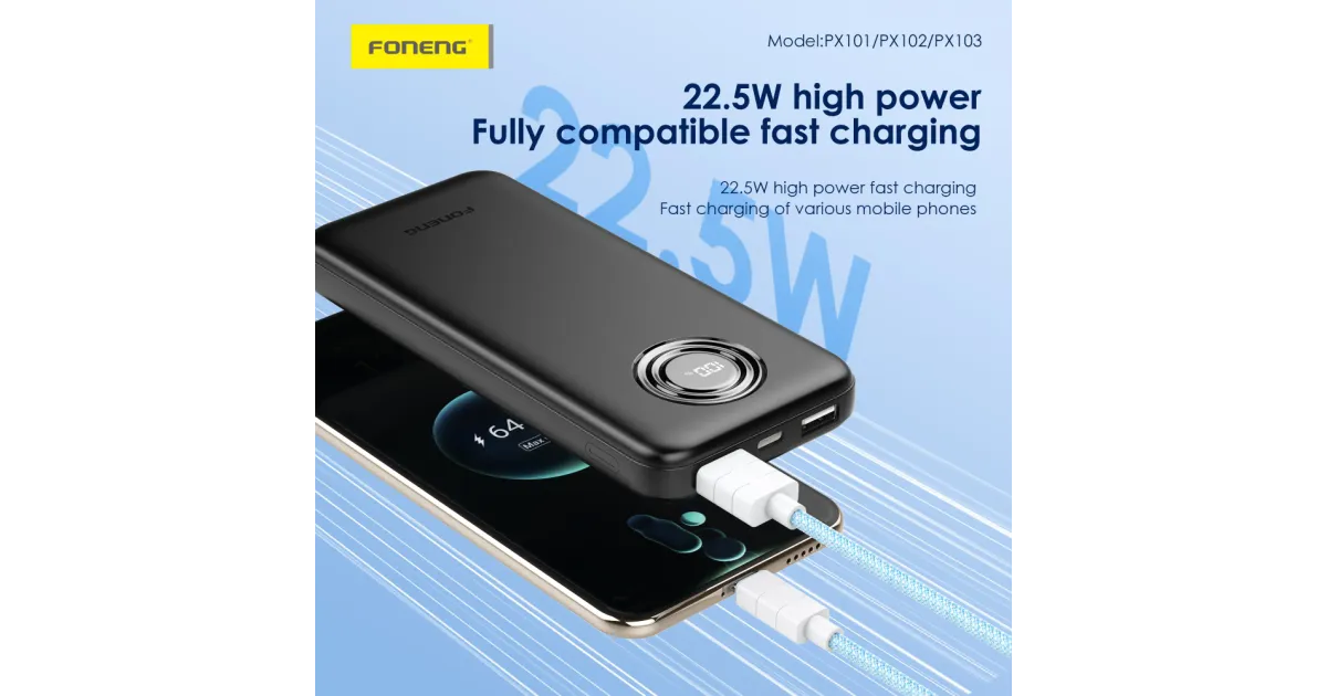 Foneng PX103 30000mAh 22.5W Power Bank (PN10972)