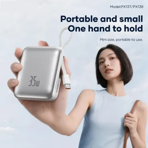 Foneng PX138 20000mAh 45W Power Bank With Built-in Type-C