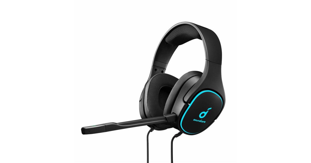Anker Soundcore Strike 3 A3830011 Virtual 7. 1 Surround Sound Gaming Headset
