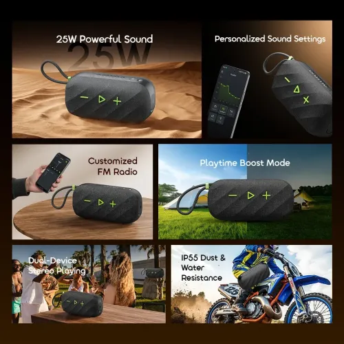 Oraimo SpaceBox Active Portable Bluetooth Speaker (OBS-680)