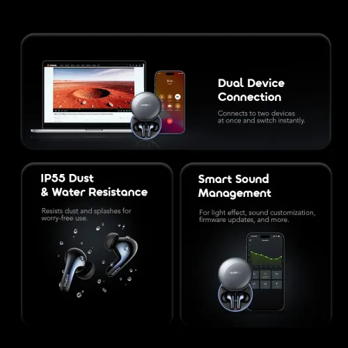 Oraimo SpaceBuds 2 Hybrid ANC TWS Earbuds (OTW-631)
