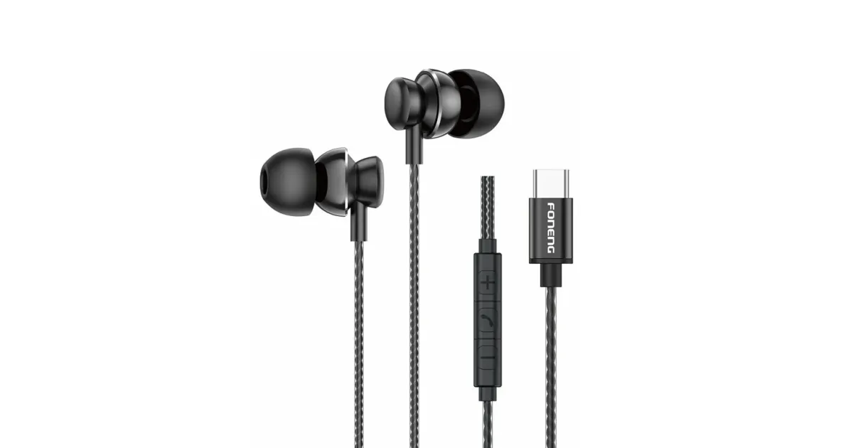 FONENG T67 Type-C Wired Earphone