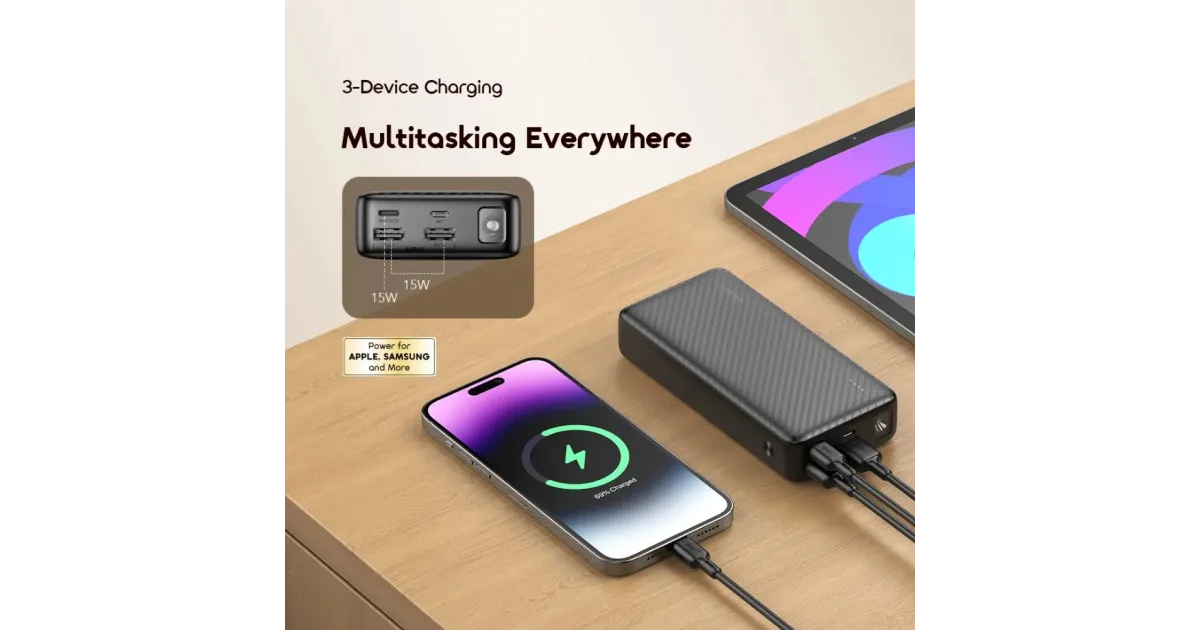 Oraimo Traveler 15 20000mAh Type-C Power Bank (OPB-1201P)