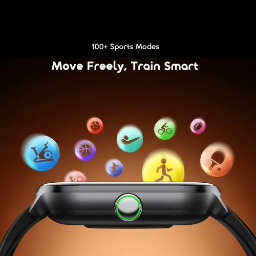 Oraimo Watch 6 Lite HAYATO (Free Fire Edition) Smart Watch (OSW-809-SCARLETRED)