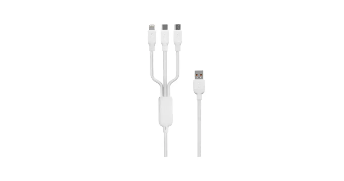 Foneng X80 100W 3-in-1 USB Fast Charging Cable